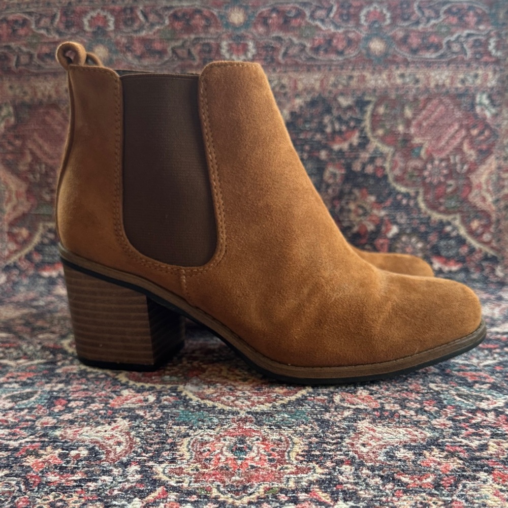Brown/camel Ankle Booties